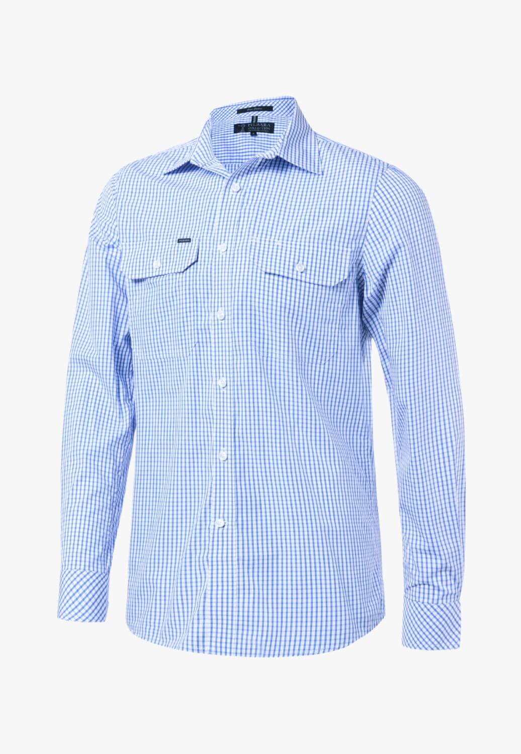 Pilbara Mens Y/D Check Long Sleeve Shirt