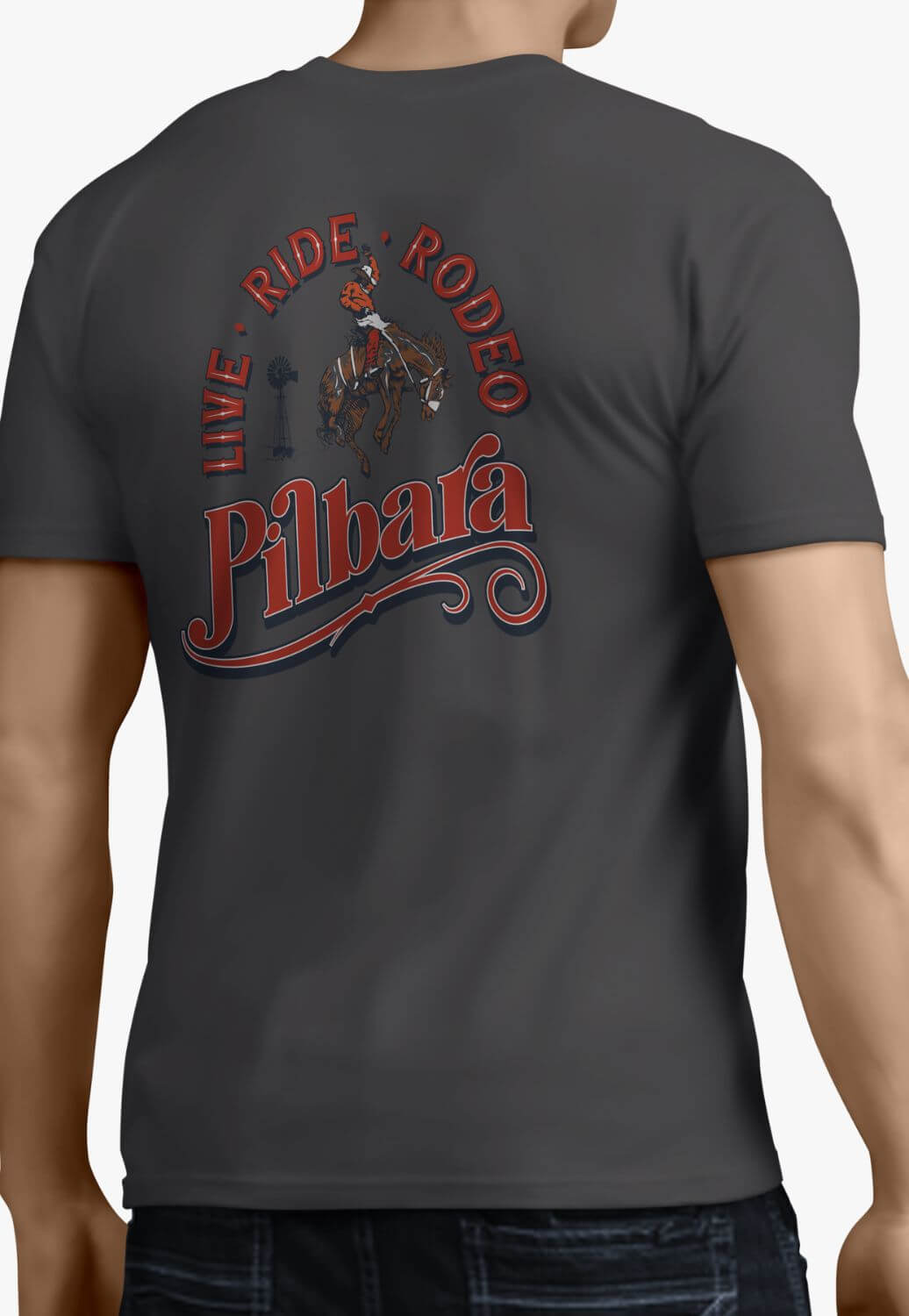Pilbara Mens Rodeo T-Shirt