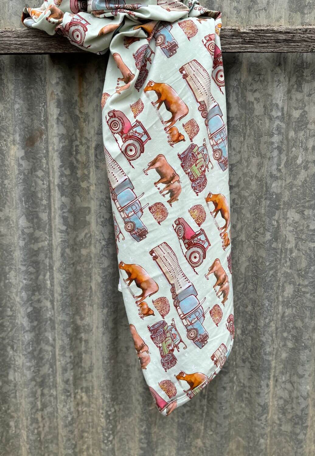 Little Windmill Ranch Life Jersey Organic Cotton Swaddle