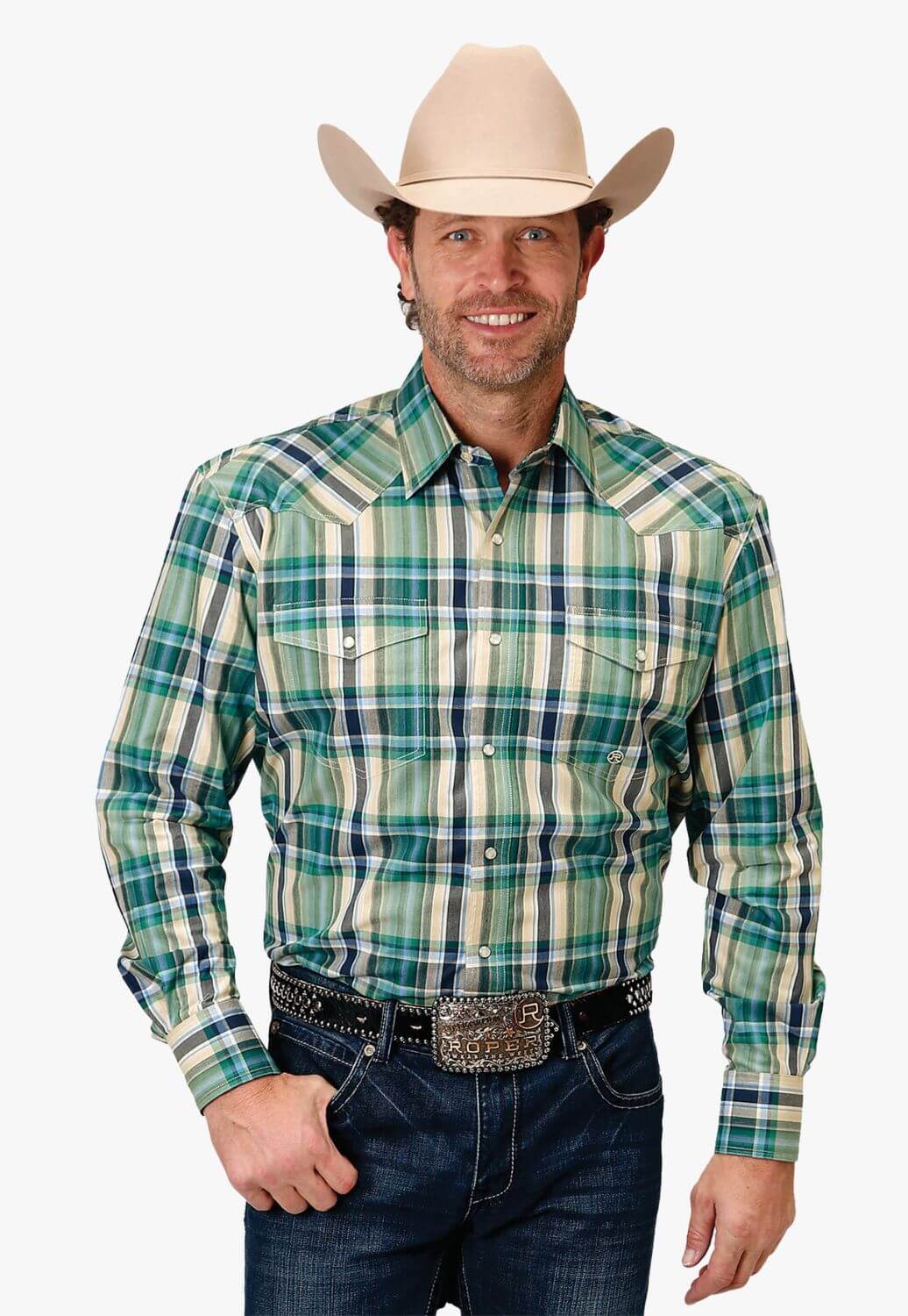 Roper Mens Amarillo Collection Long Sleeve Shirt