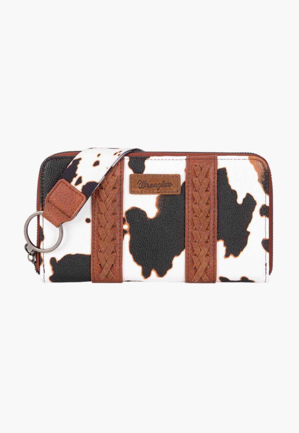 Wrangler Womens Cow Print Large Wallet