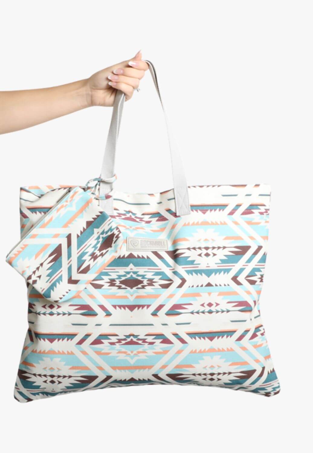 Rock and Roll Aztec Print Tote Bag