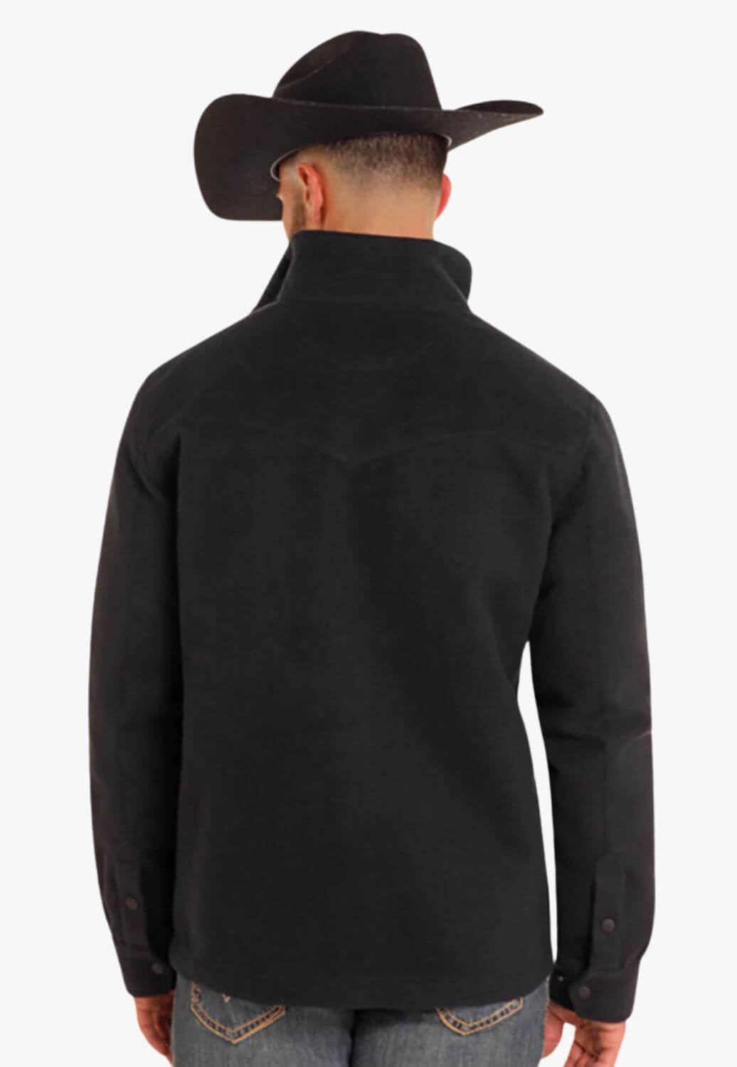 Rock & Roll Mens Solid Twill Jacket