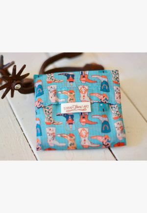 Tirzah Blue Boots Reusable Tote