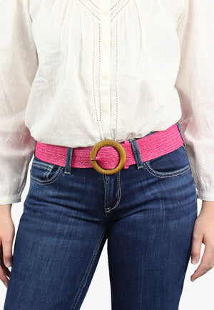 Evie Clare Summer Round Buckle Belt