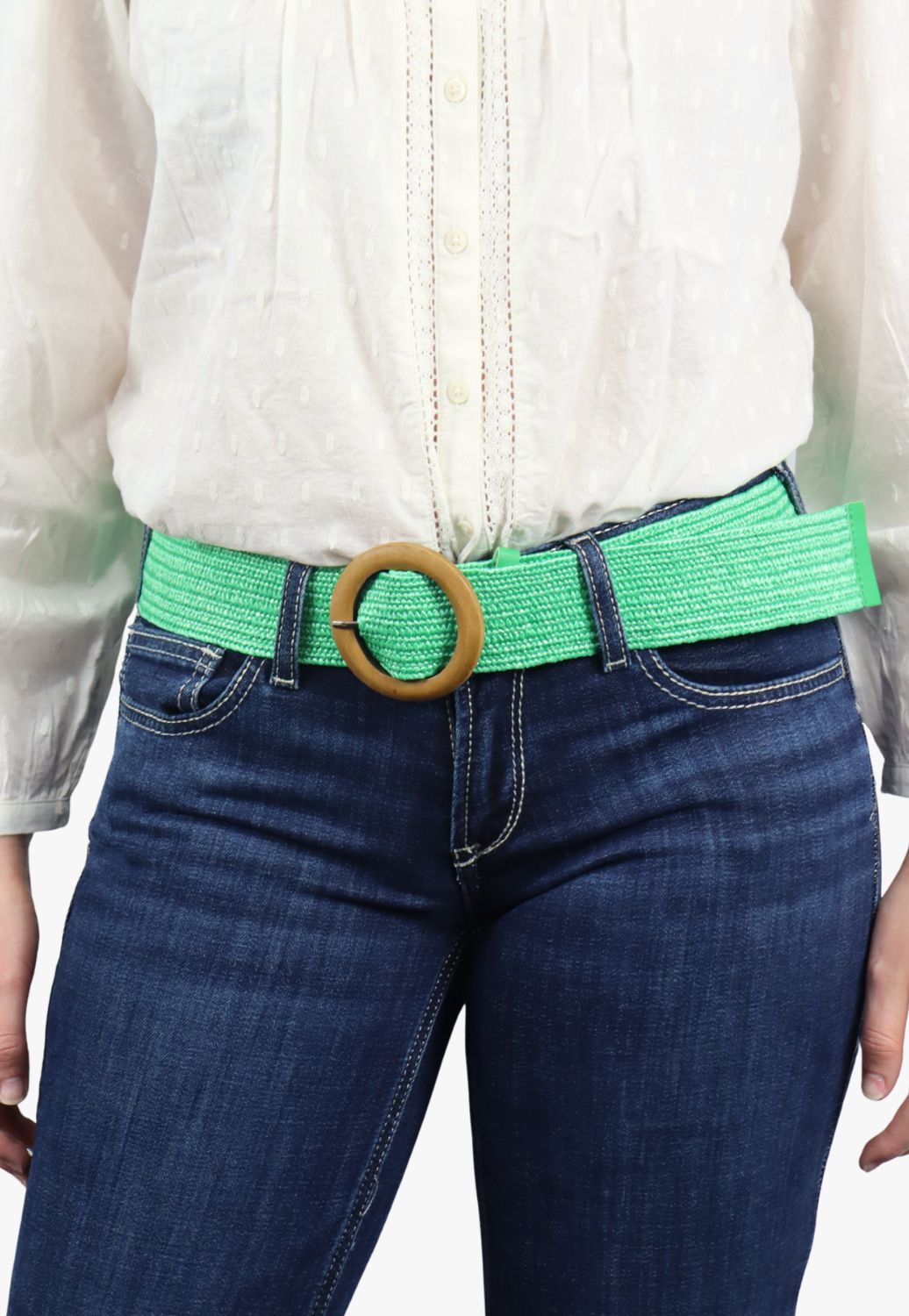 Evie Clare Summer Round Buckle Belt