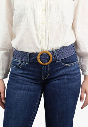 Evie Clare Summer Round Buckle Belt