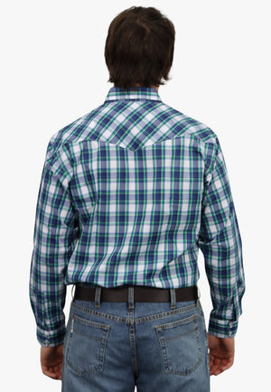 Bisley Mens Western Long Sleeve Shirt