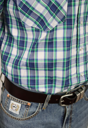 Bisley Mens Western Long Sleeve Shirt