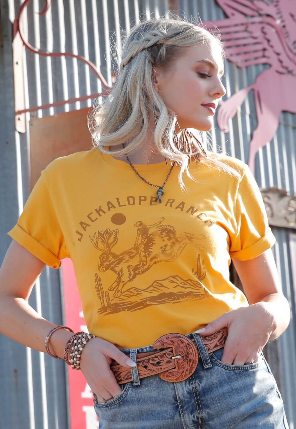 Cruel Girl Womens Jackalope Rach T-Shirt