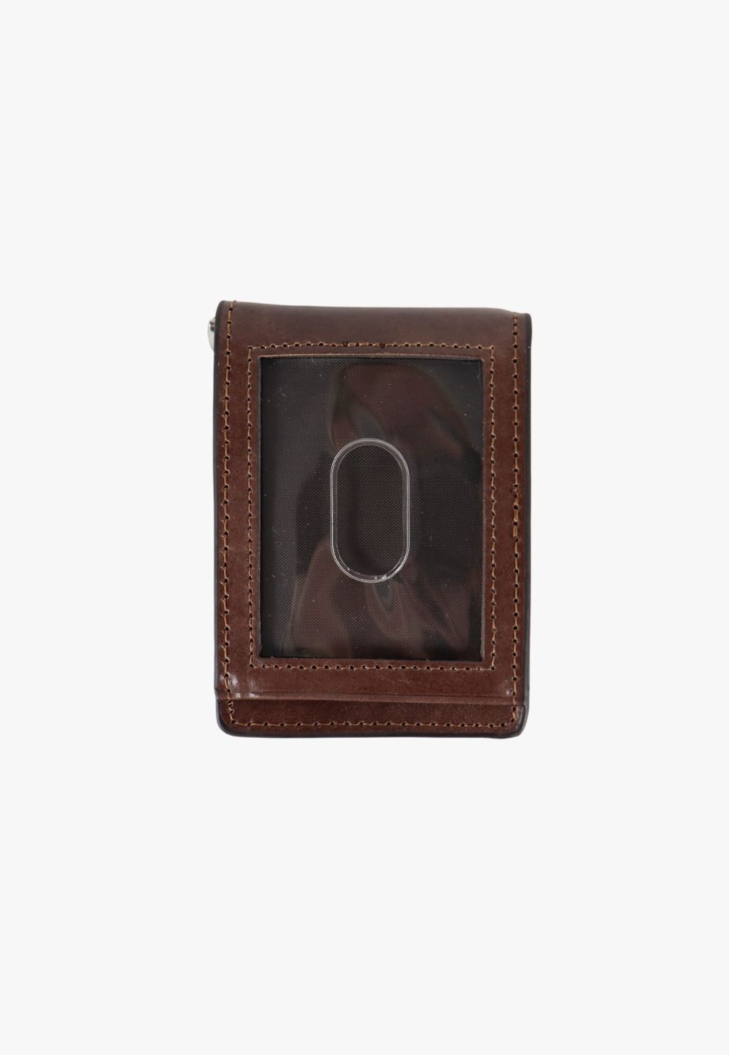 Nocona Mens Money Clip Floral Tooled Bifold Wallet