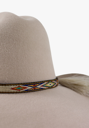 M and F Genuine Horsehair Tapestry Hatband