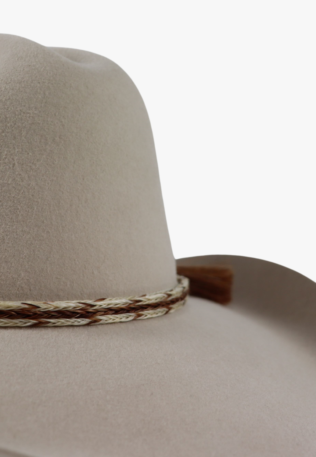 M and F Genuine Horsehair Hatband