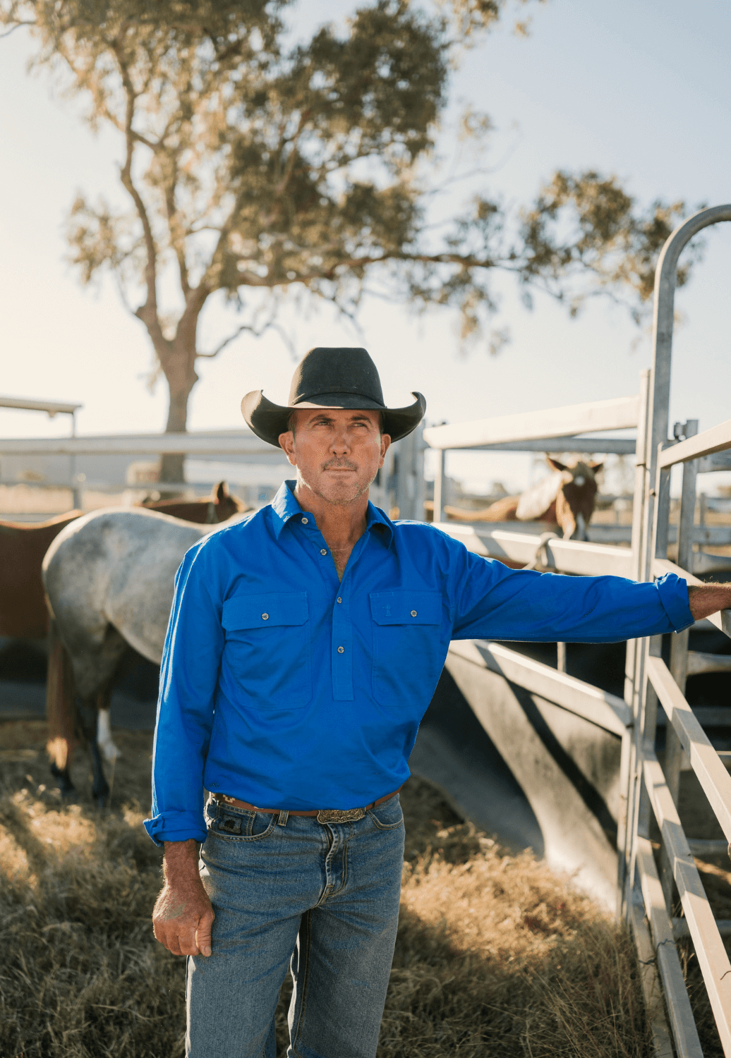 Pilbara Mens Closed Front Work Shirt RM200CF