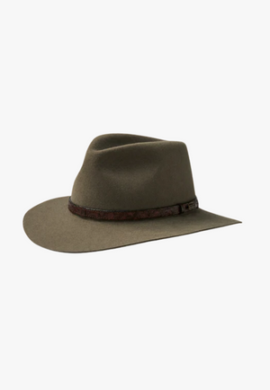 Akubra Banjo Paterson Felt Hat Heritage Fawn