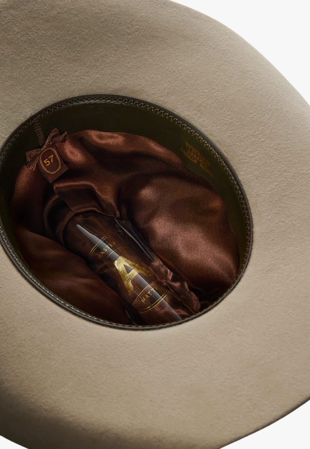 Akubra Rough Rider Felt Hat Light Sand