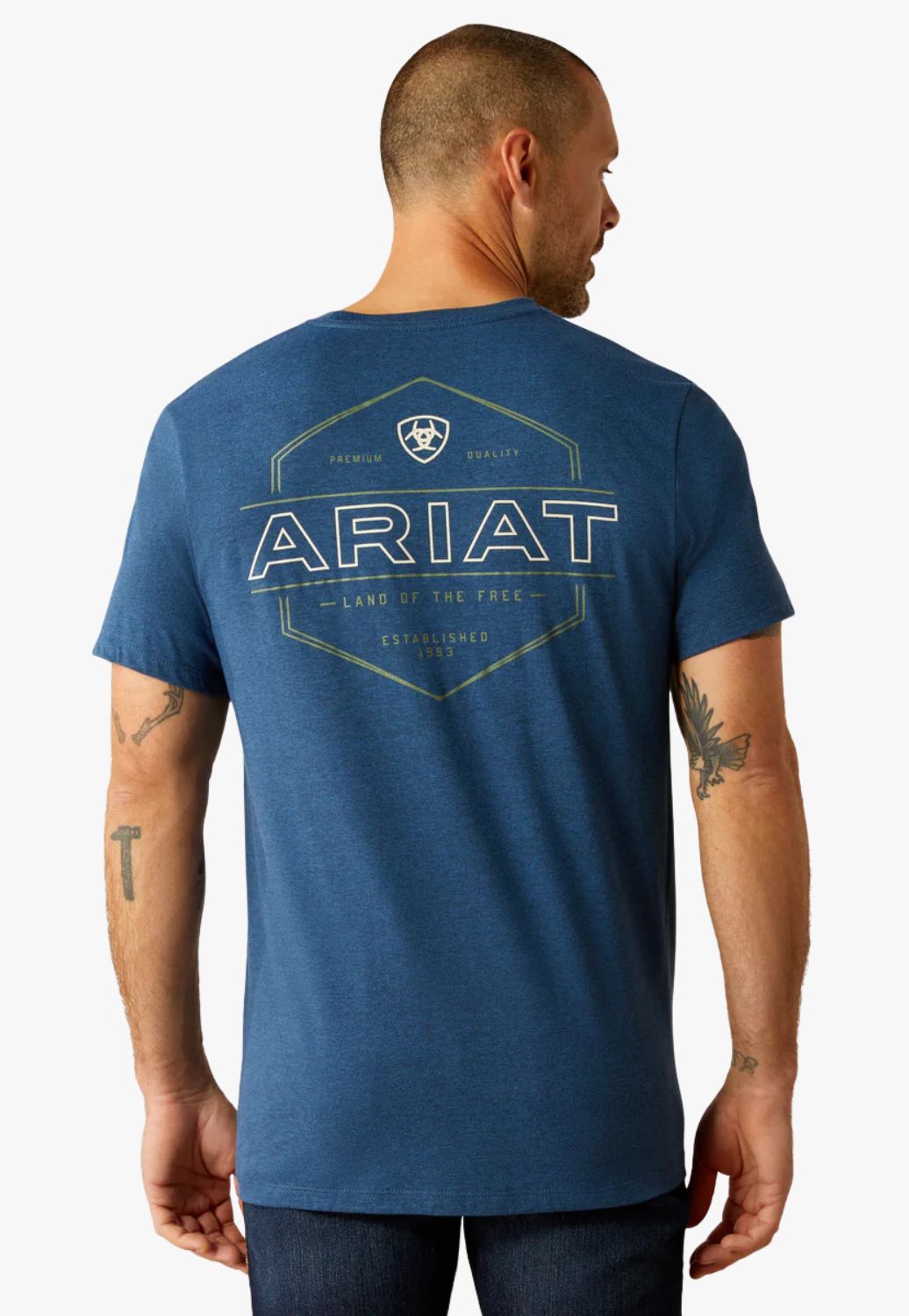 Ariat Mens Line Frame Hex T-Shirt