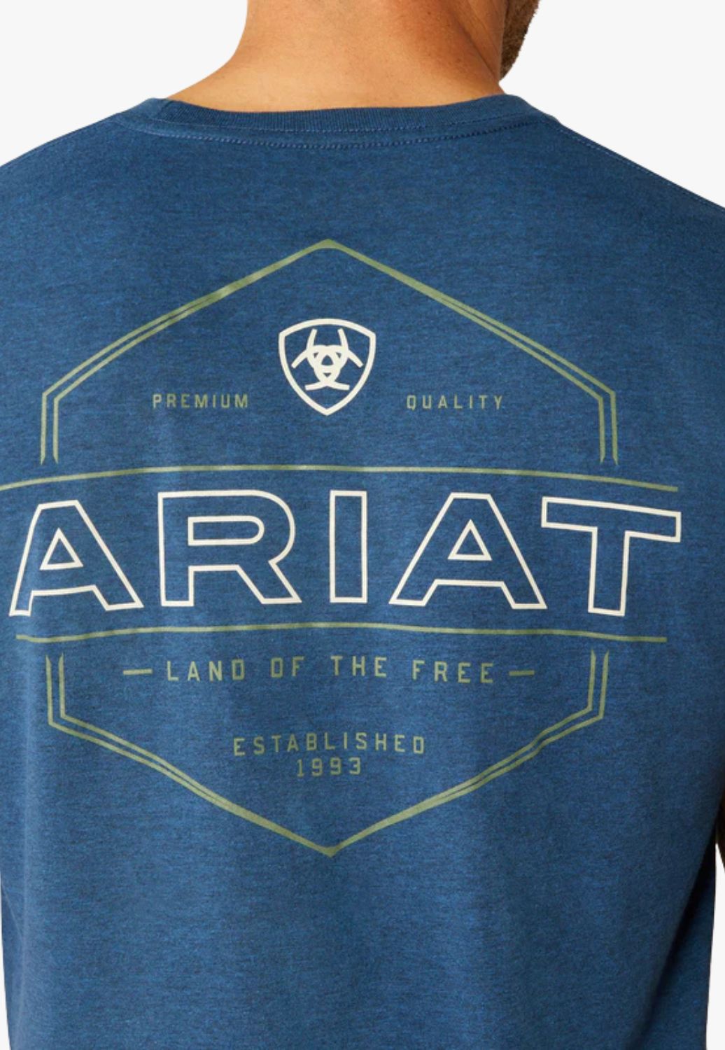 Ariat Mens Line Frame Hex T-Shirt