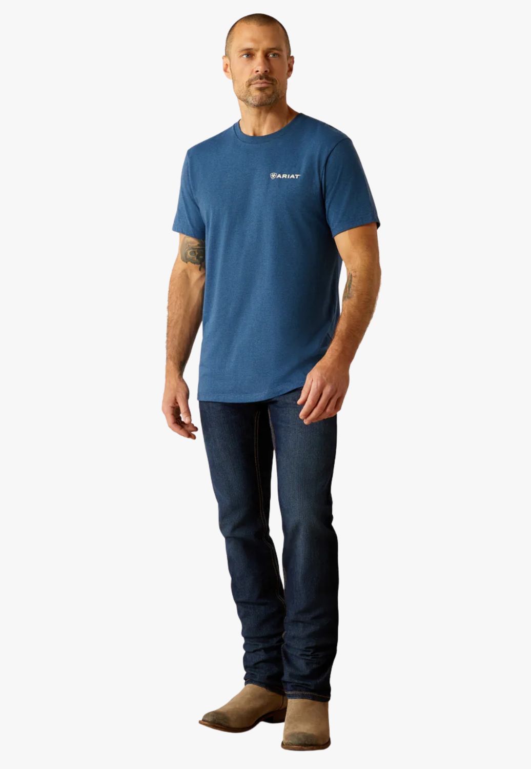 Ariat Mens Line Frame Hex T-Shirt