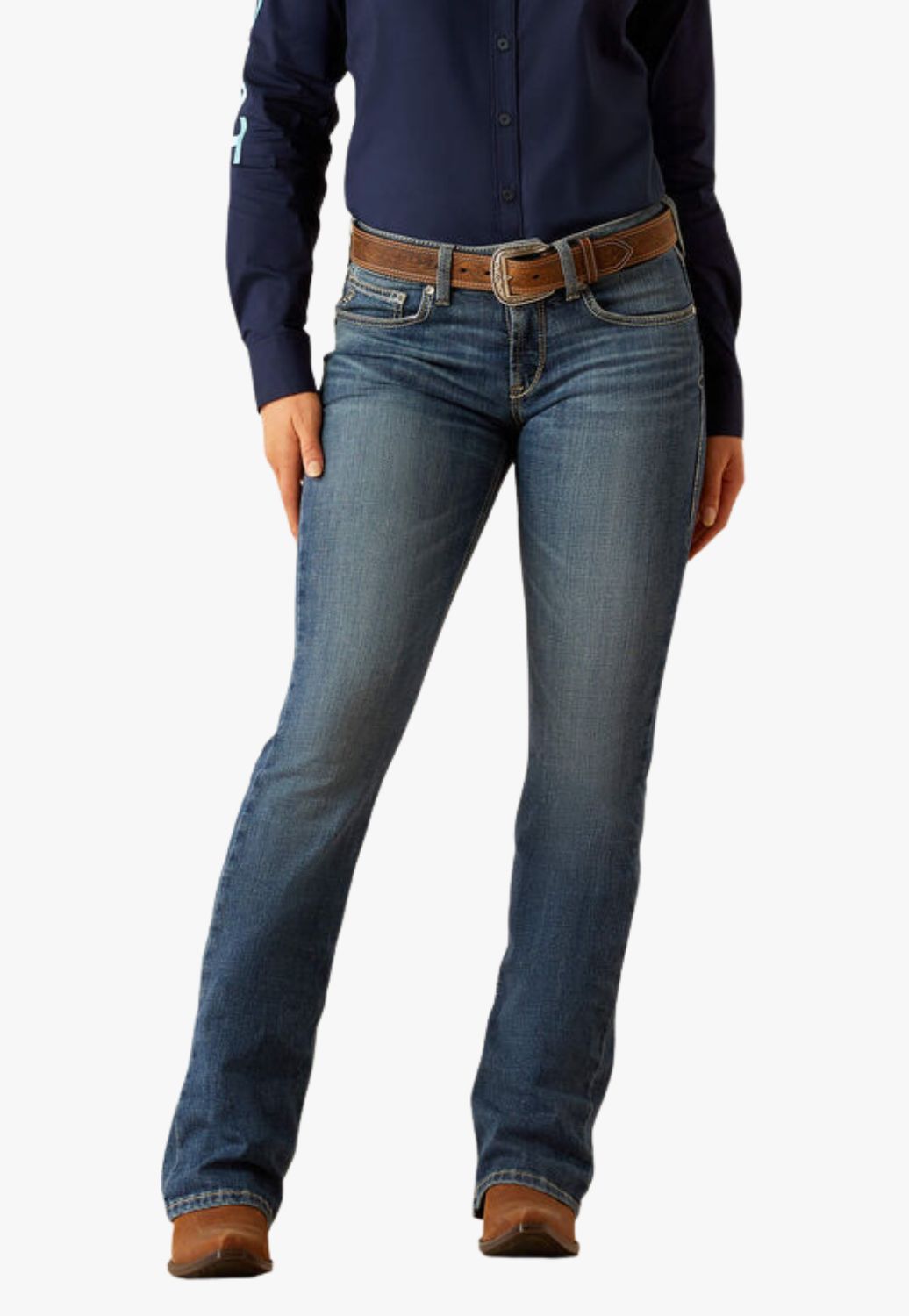 Ariat Womens Perfect Rise Byrdie Boot Cut Jeans