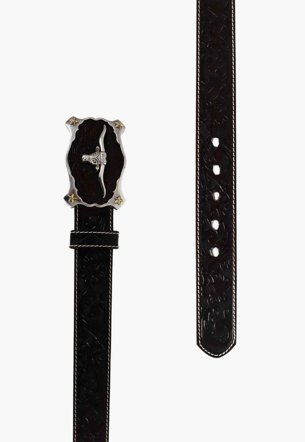 Justin Mens Classic Longhorn Belt