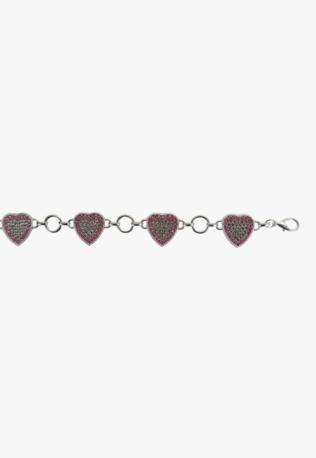 Nocona Girls Heart Rhinestone Concho Belt