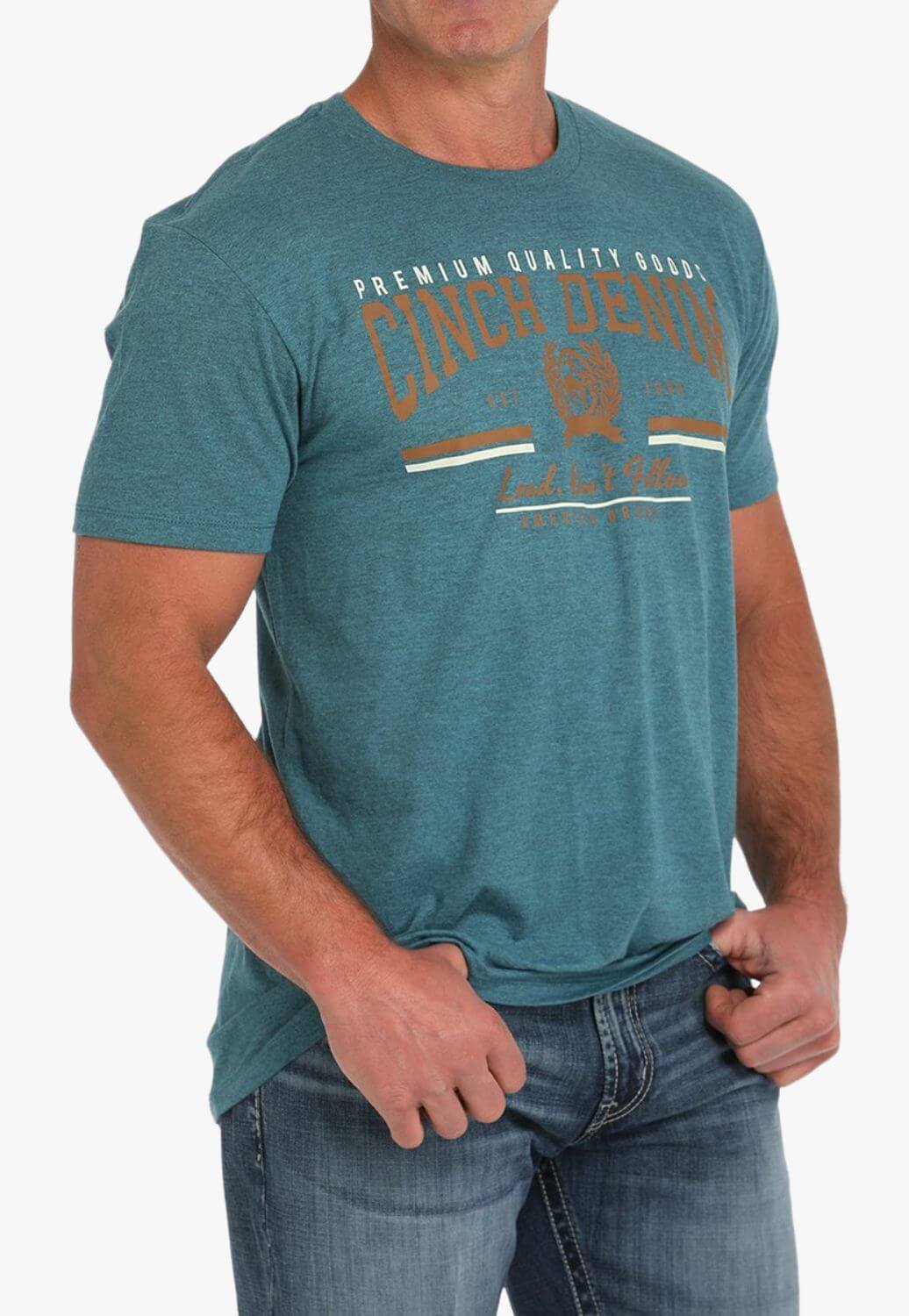 Cinch Mens Denim T-Shirt