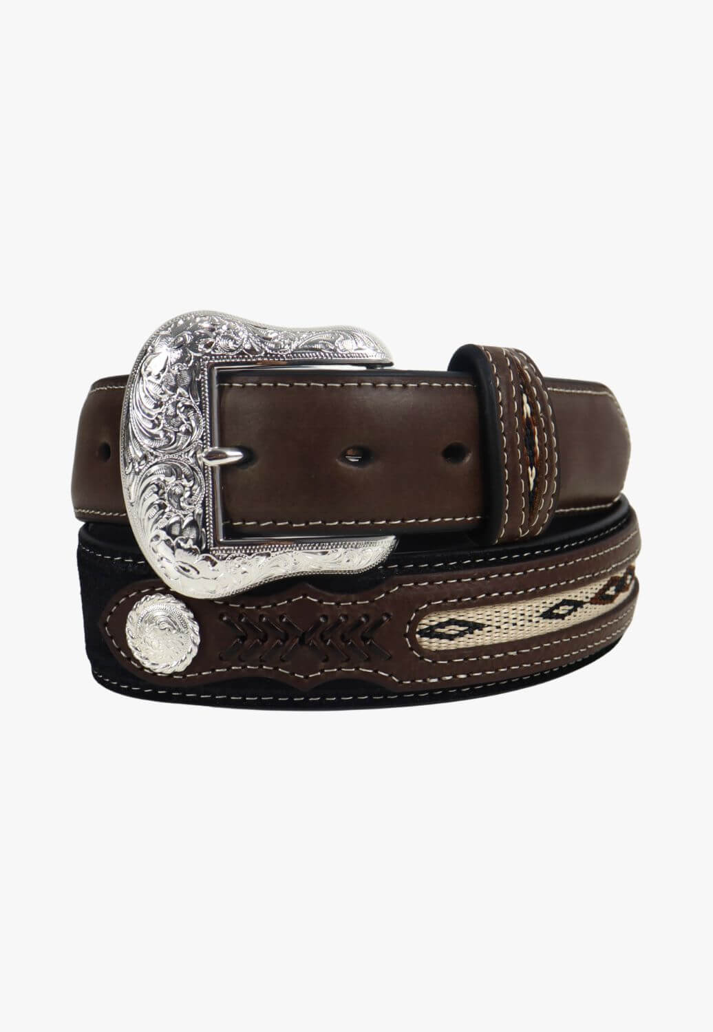 Nocona Mens Inlay Belt