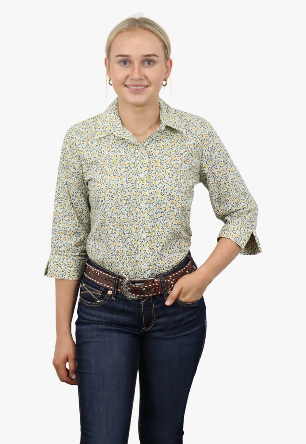 Country Tradition Womens 3/4 Sleeve Shirt