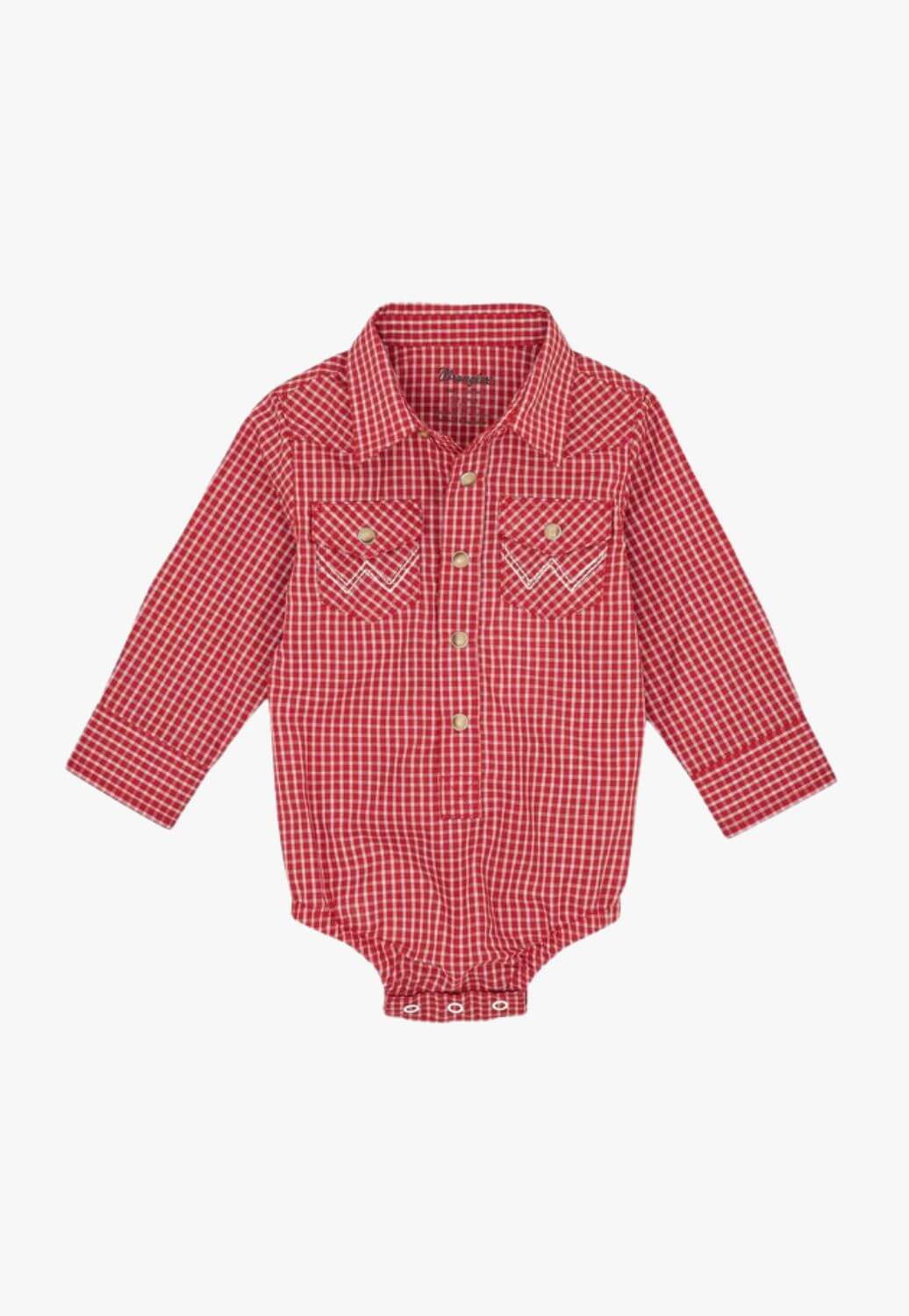 Wrangler Baby Western Long Sleeve Romper