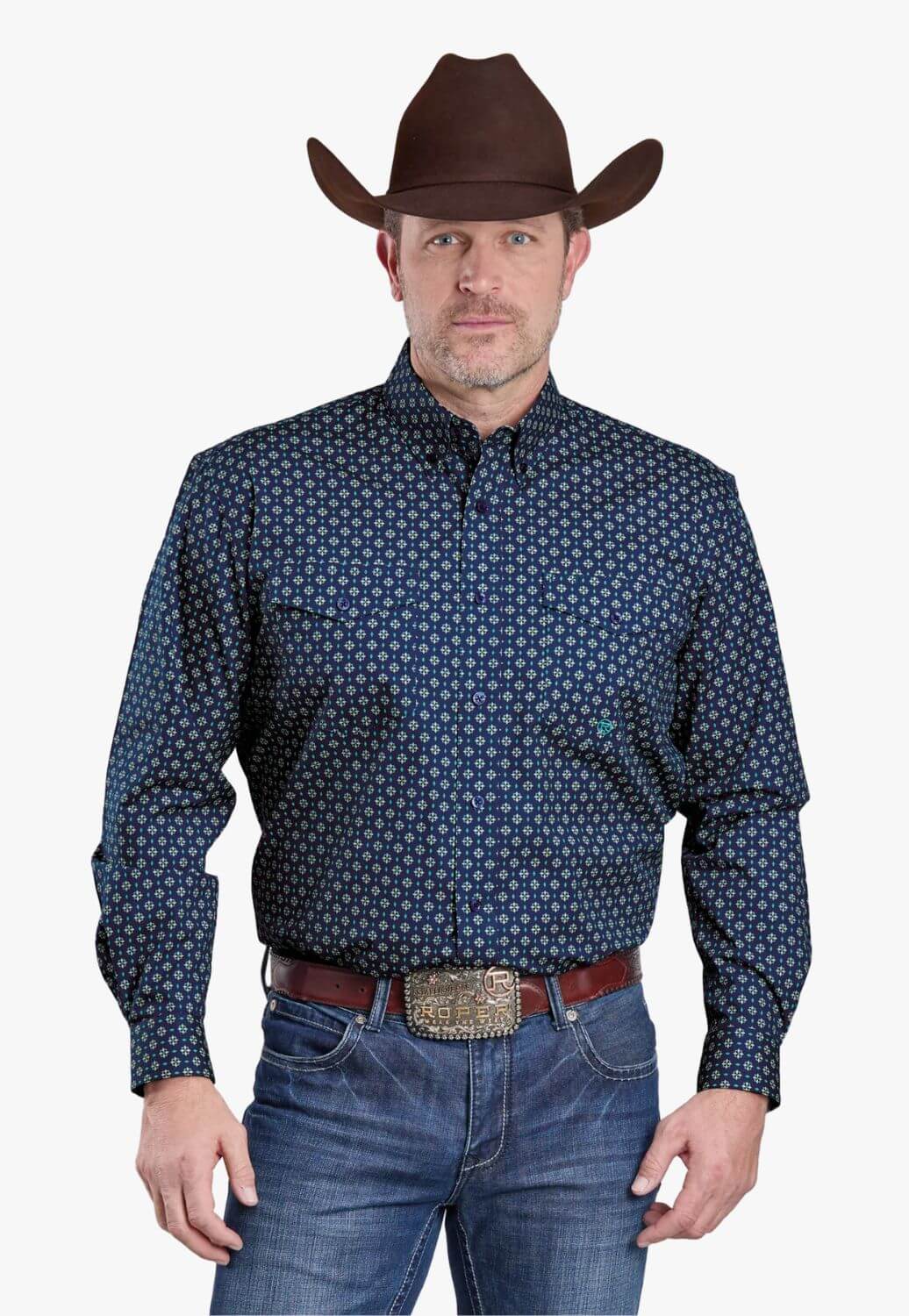 Roper Mens Amerillo Collection long Sleeve Shirt