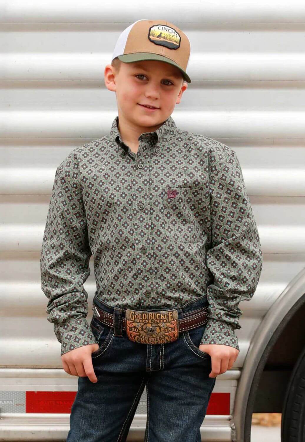 Cinch Boys Long Sleeve Shirt