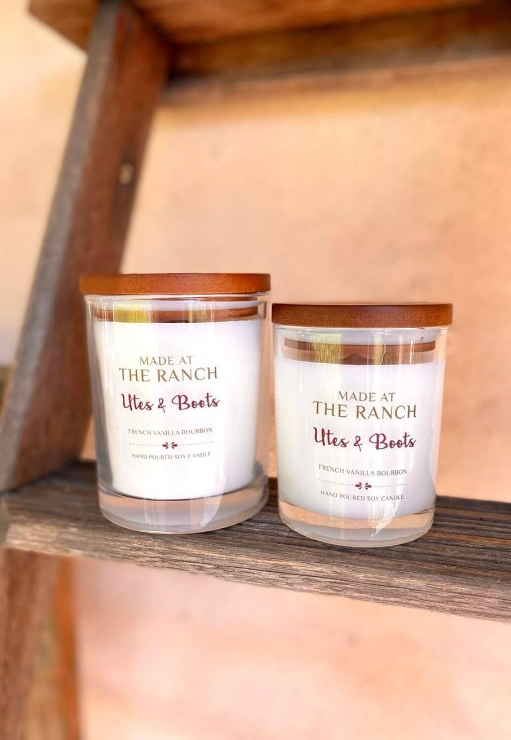 Made At The Ranch Utes and Boots Candle
