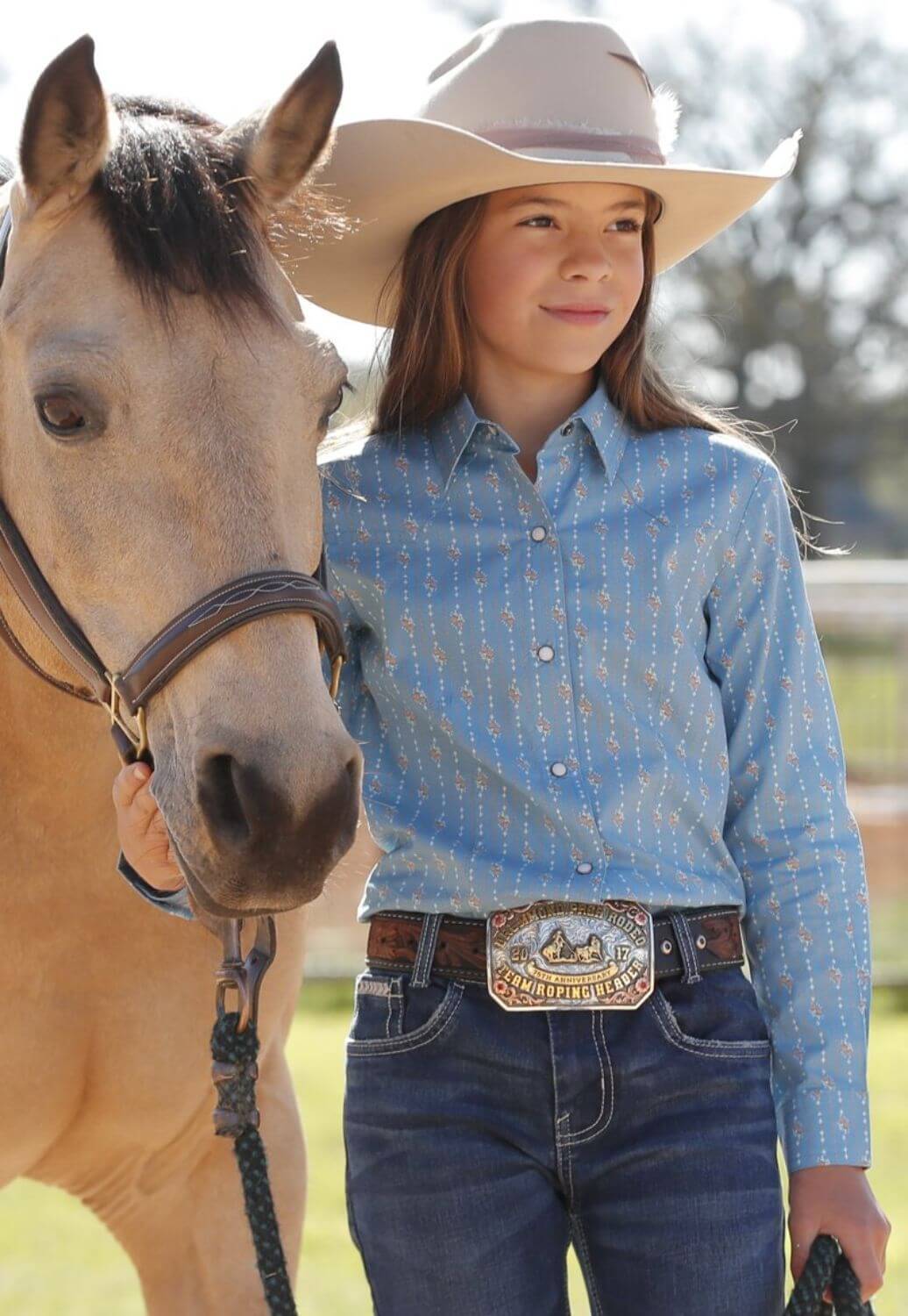 Cruel Girl Girls Long Sleeve Western Shirt