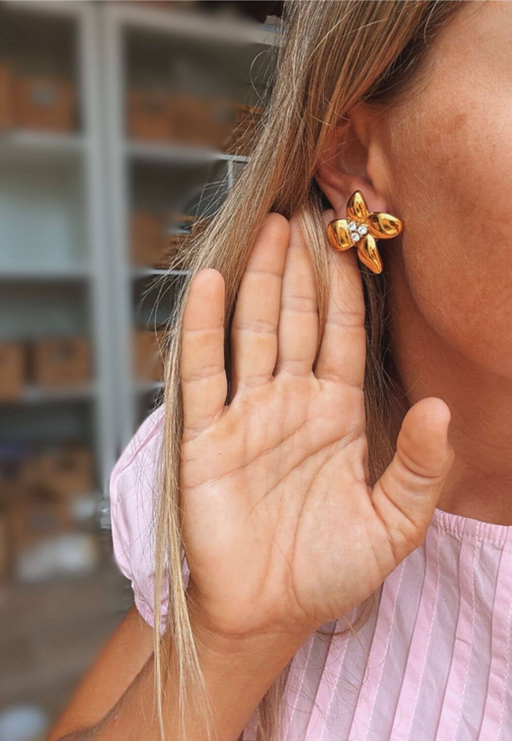 Treasure Chest Co Chunky Petal Earring