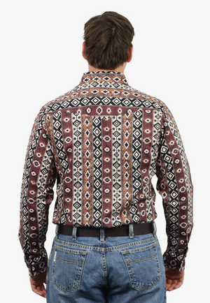 Roper Mens West Made Collection Long Sleeve Shirt