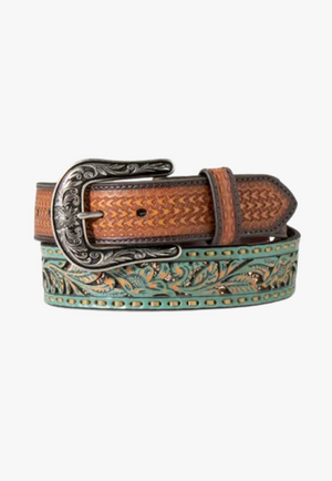 Nocona Womens Floral Filigree Western Belt