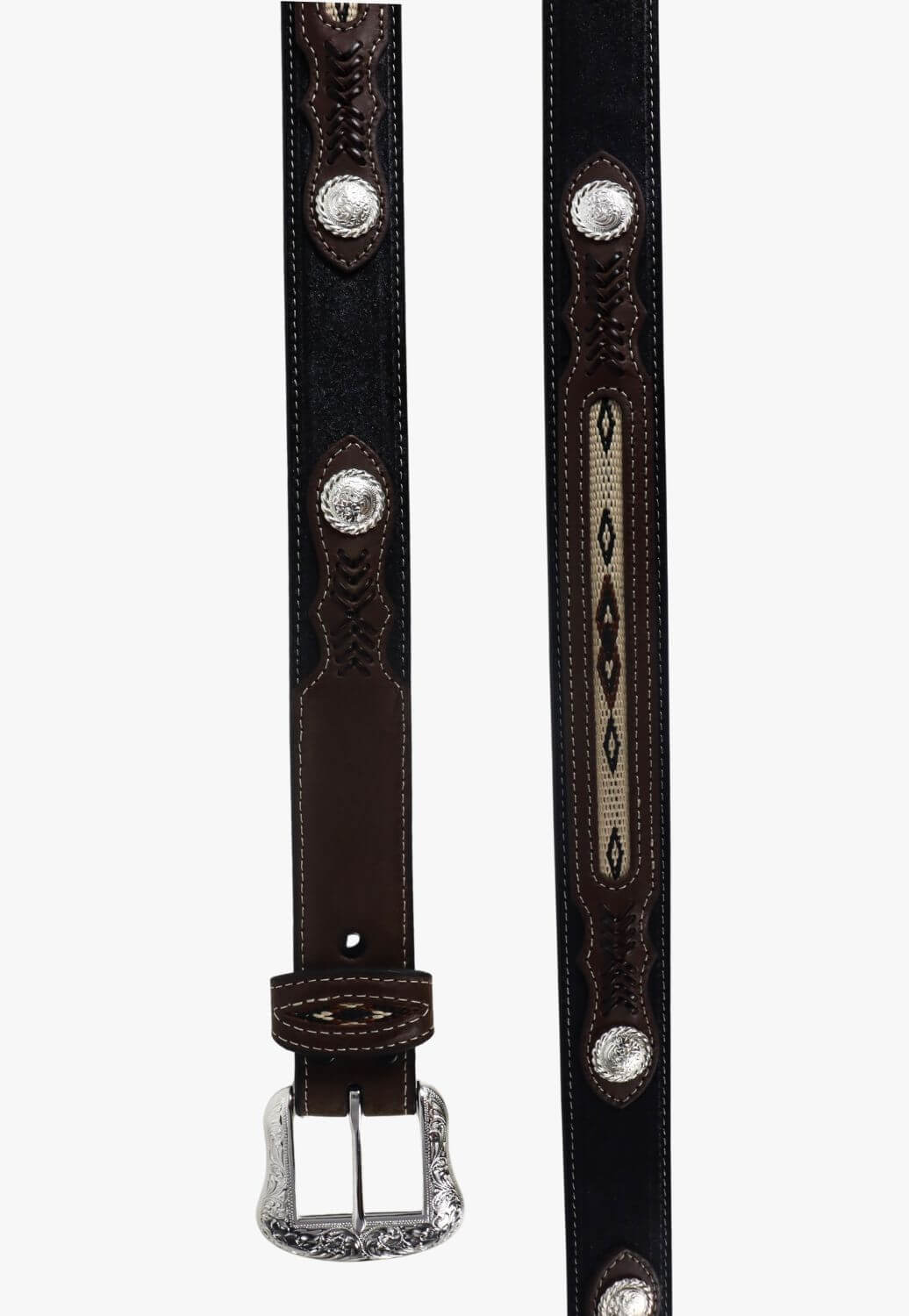Nocona Mens Inlay Belt