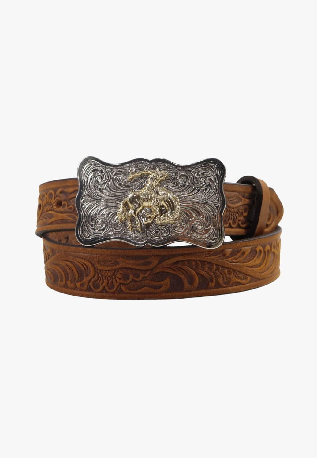 Justin Kids Cowhide Western Belt