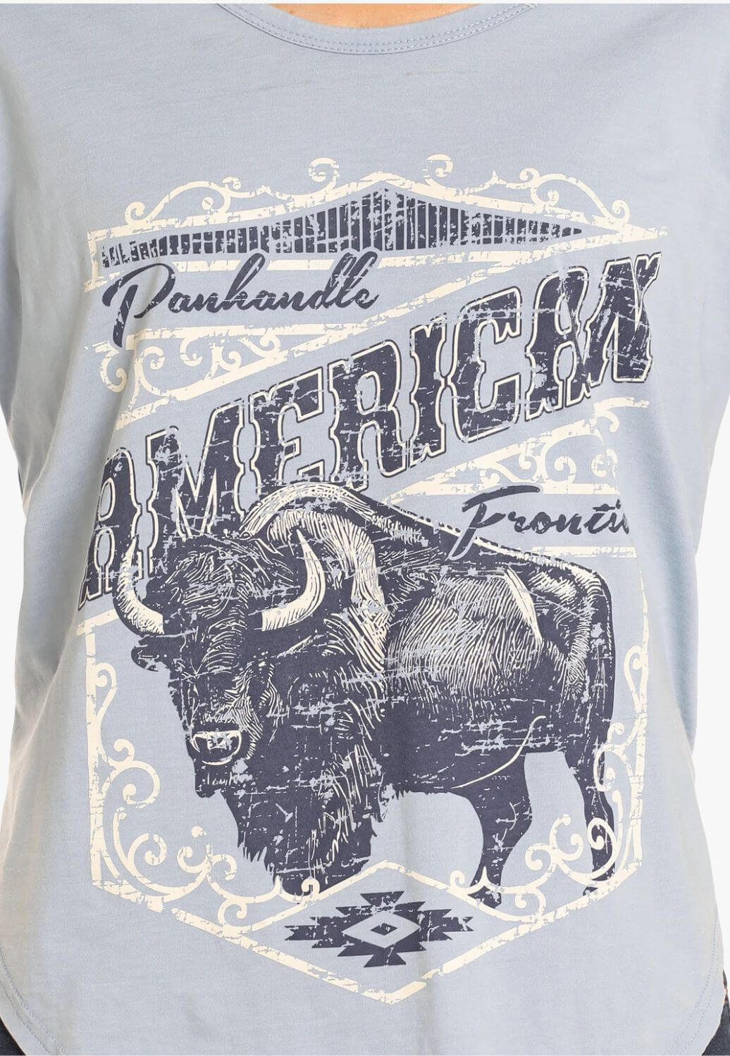 Panhandle Womens American Fronter Long Sleeve T-Shirt