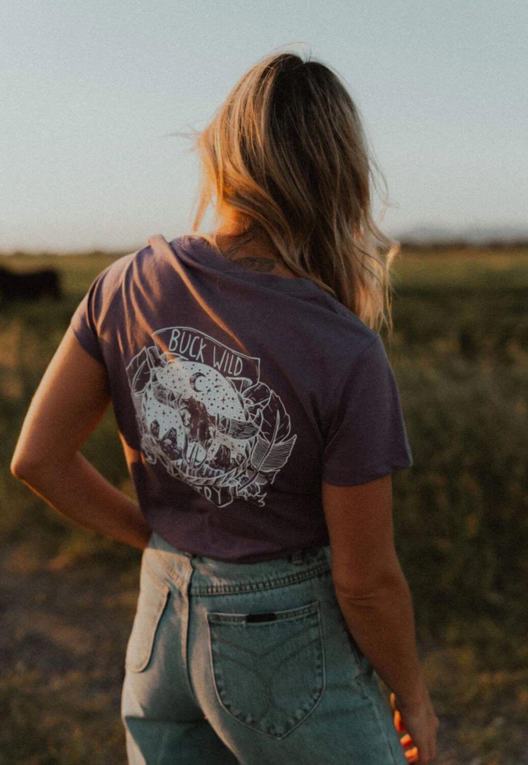 Buck Wild Country American Honey T-Shirt