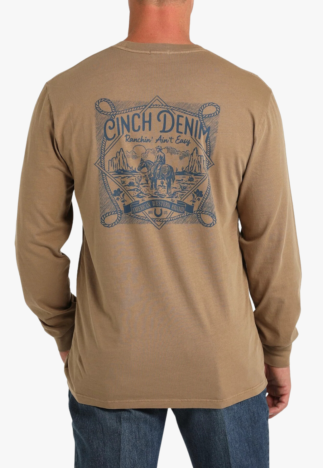 Cinch Mens Ranchin Long Shirt