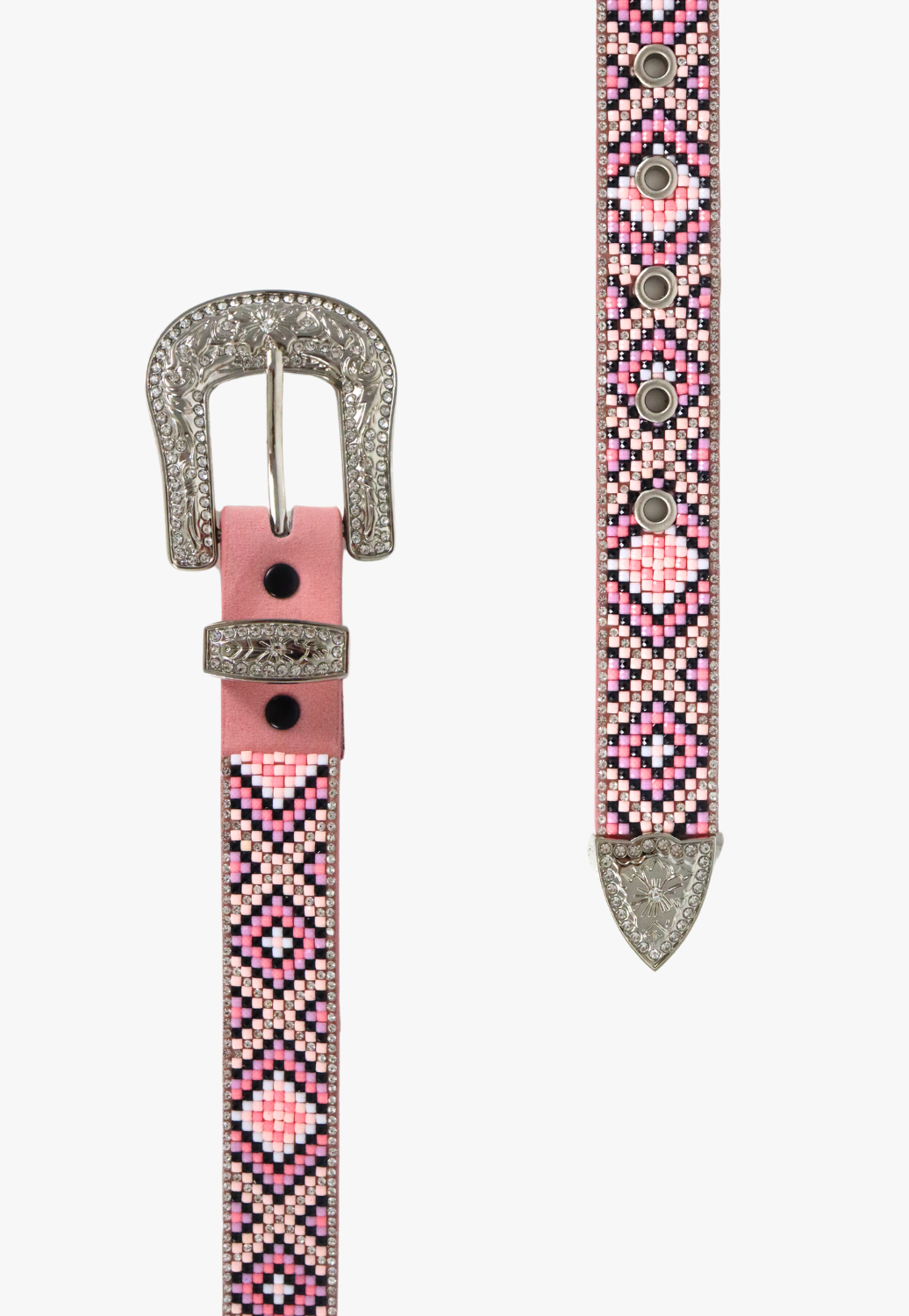 Angel Ranch Girls Resin Beads Crystal Belt