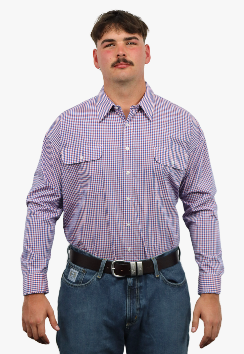 Bisley Mens Long Sleeve Checked Shirt