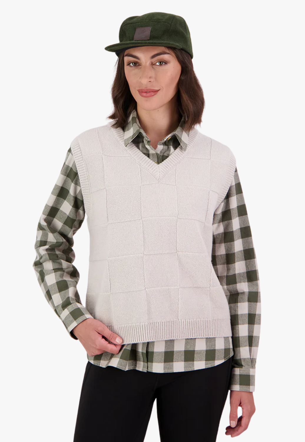 Swanndri Womens Chicago Check Vest