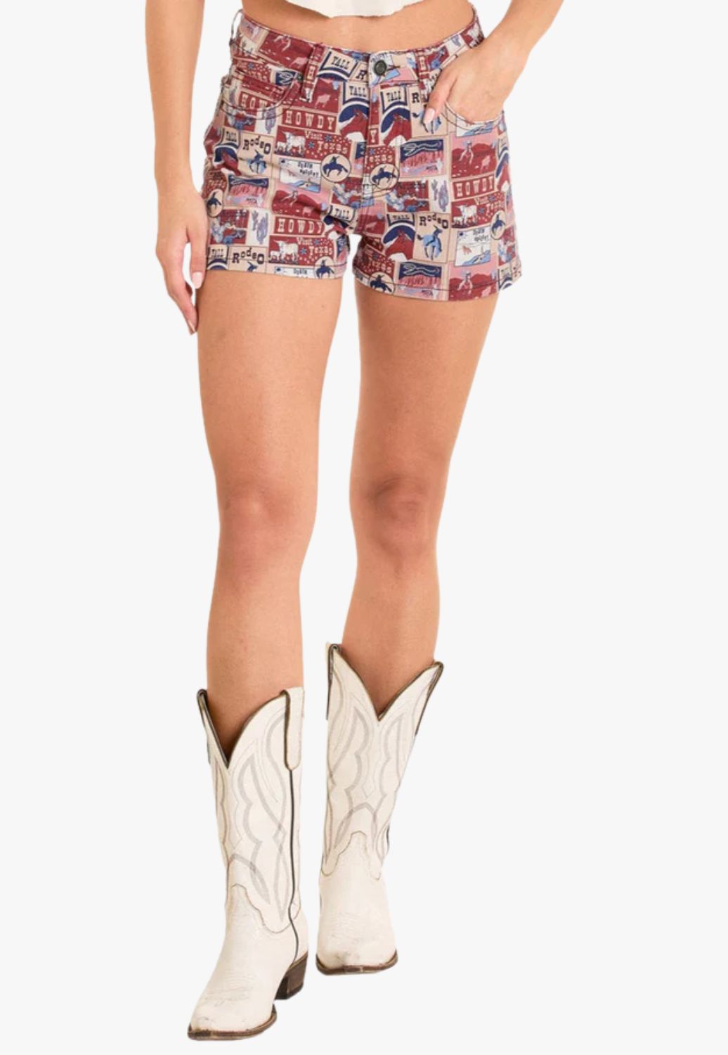 Rock and Roll Womens American Shorts