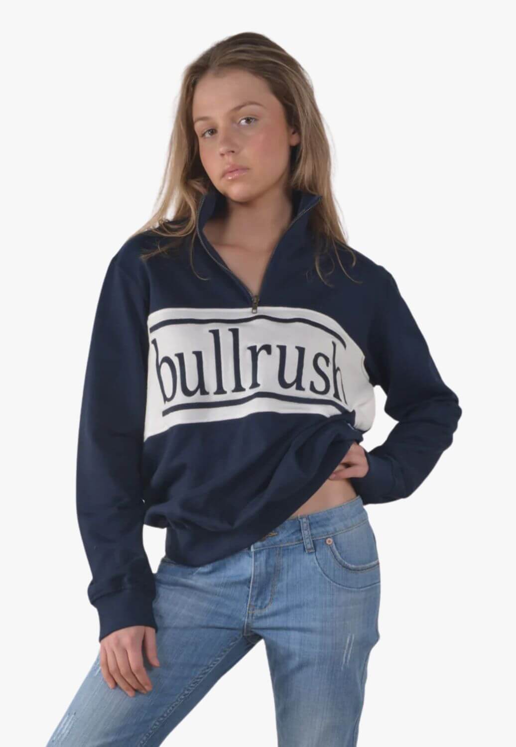 Bullrush Unisex Zip Pullover