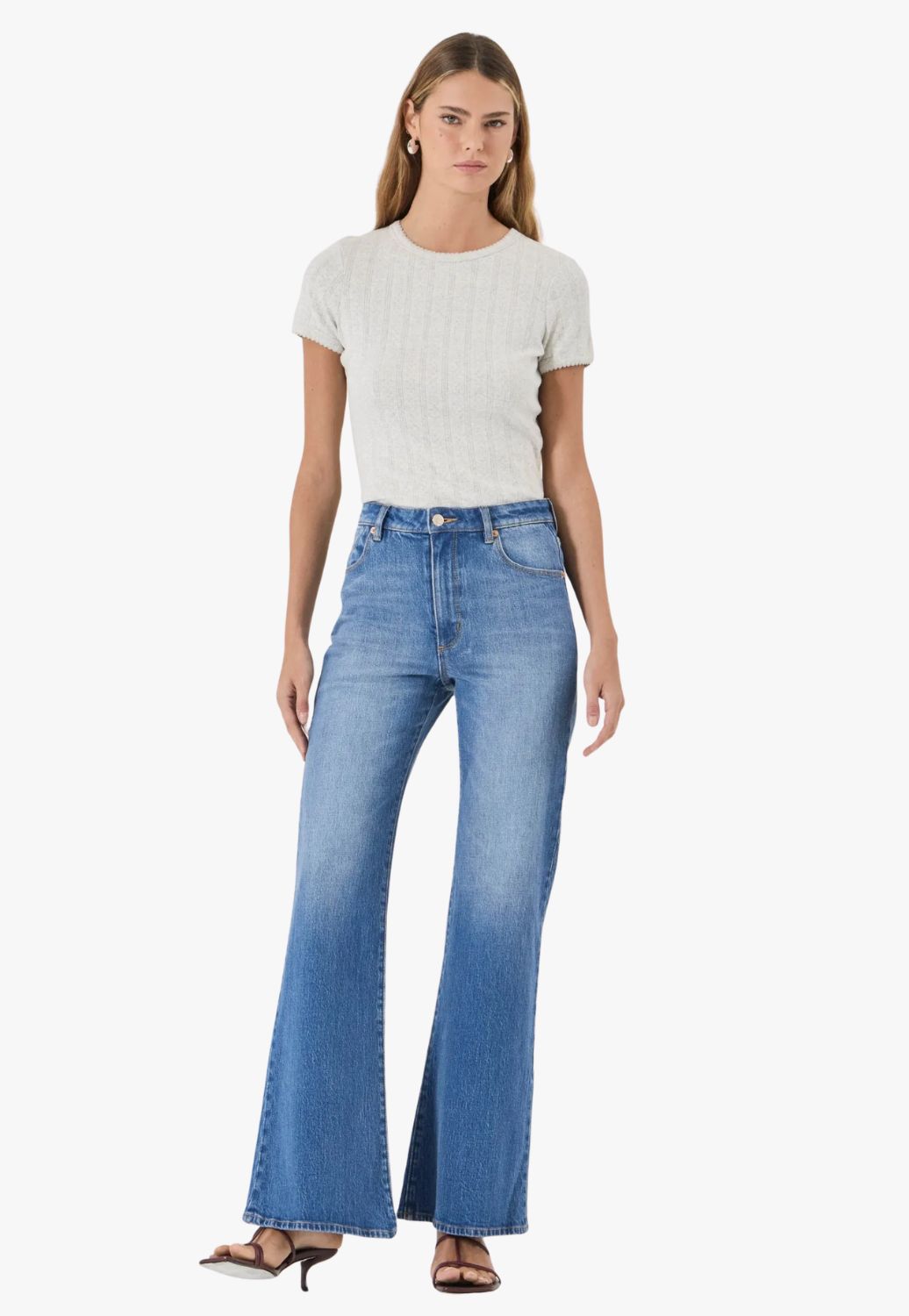 Rollas Womens Eastcoast Flare Jean