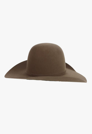 American Hat 10X Pecan Open Crown Hat Self Band