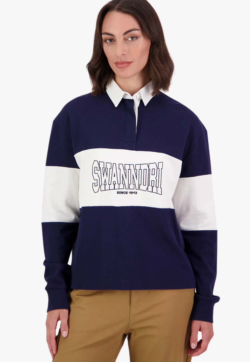 Swanndri Womens Lynfield Long Sleeve Rugby